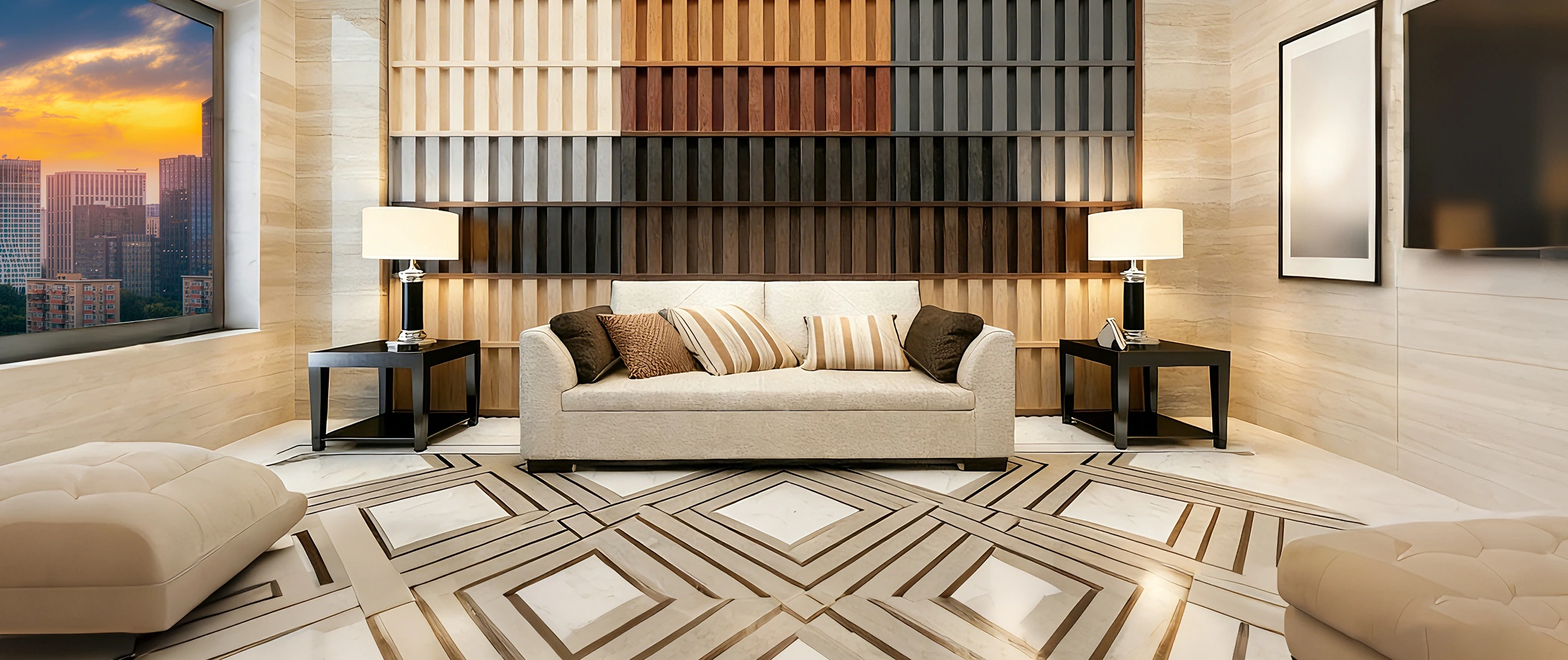 WPC Fluted Wall Panel Produsen ing China