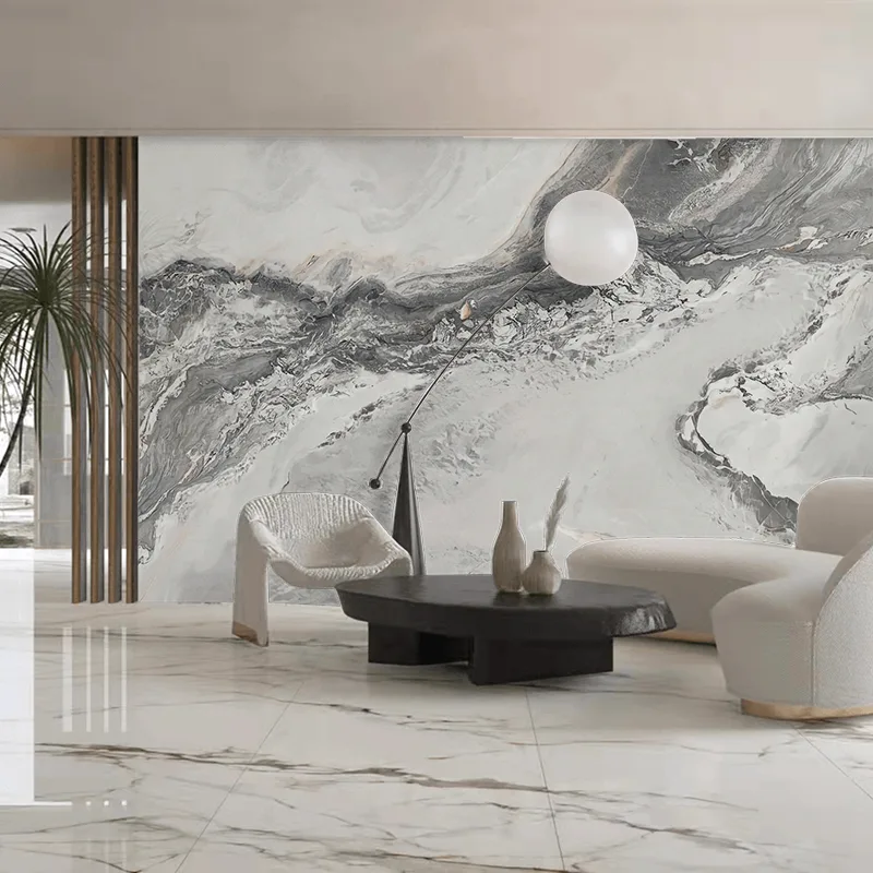 Grey Series Marble Background Wall Panel