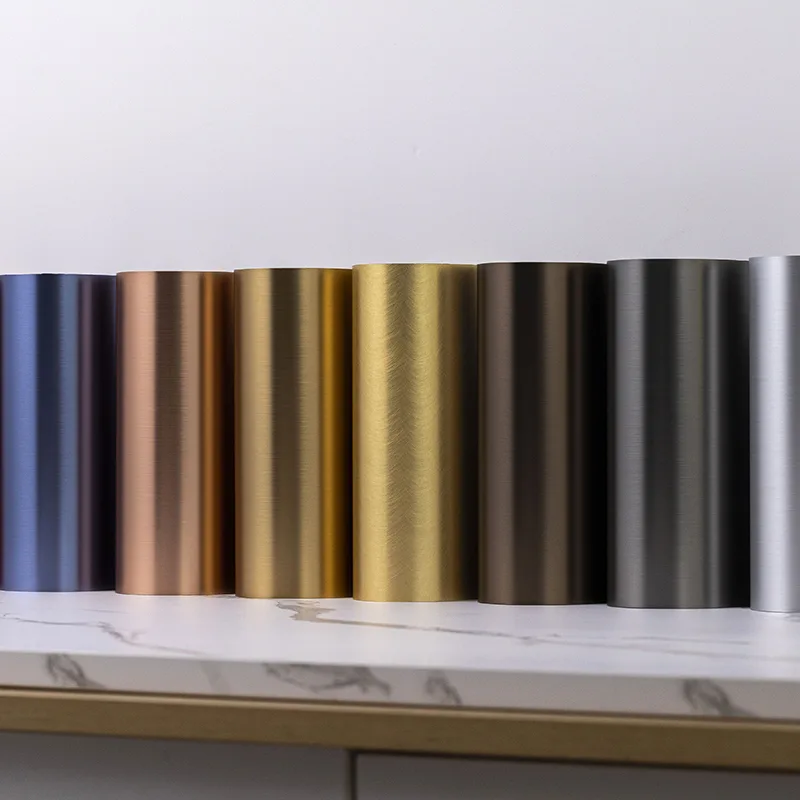 Papan Dinding Tahan Dampak Tekstur Logam