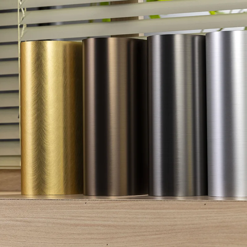 Panel Dinding Serat Bambu Tekstur Logam